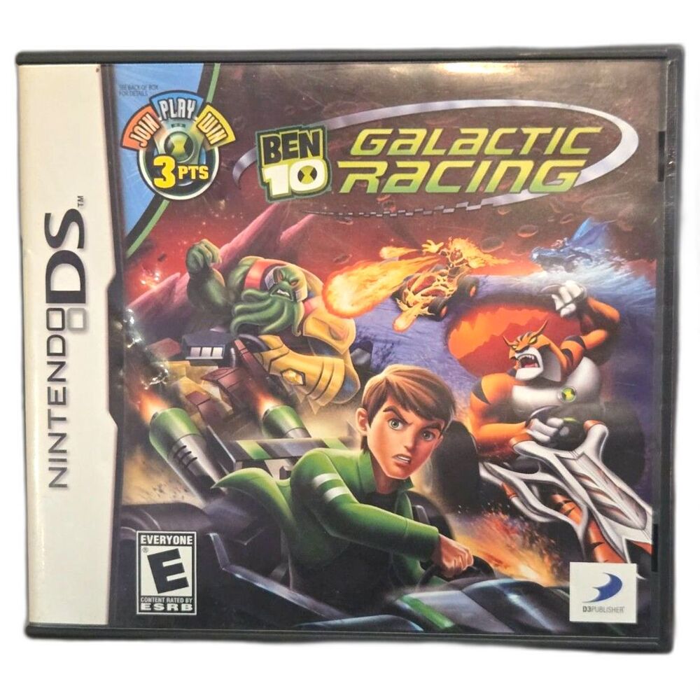 Ben 10: Galactic Racing Nintendo DS 3DS (CIB w/ Manual) Tested